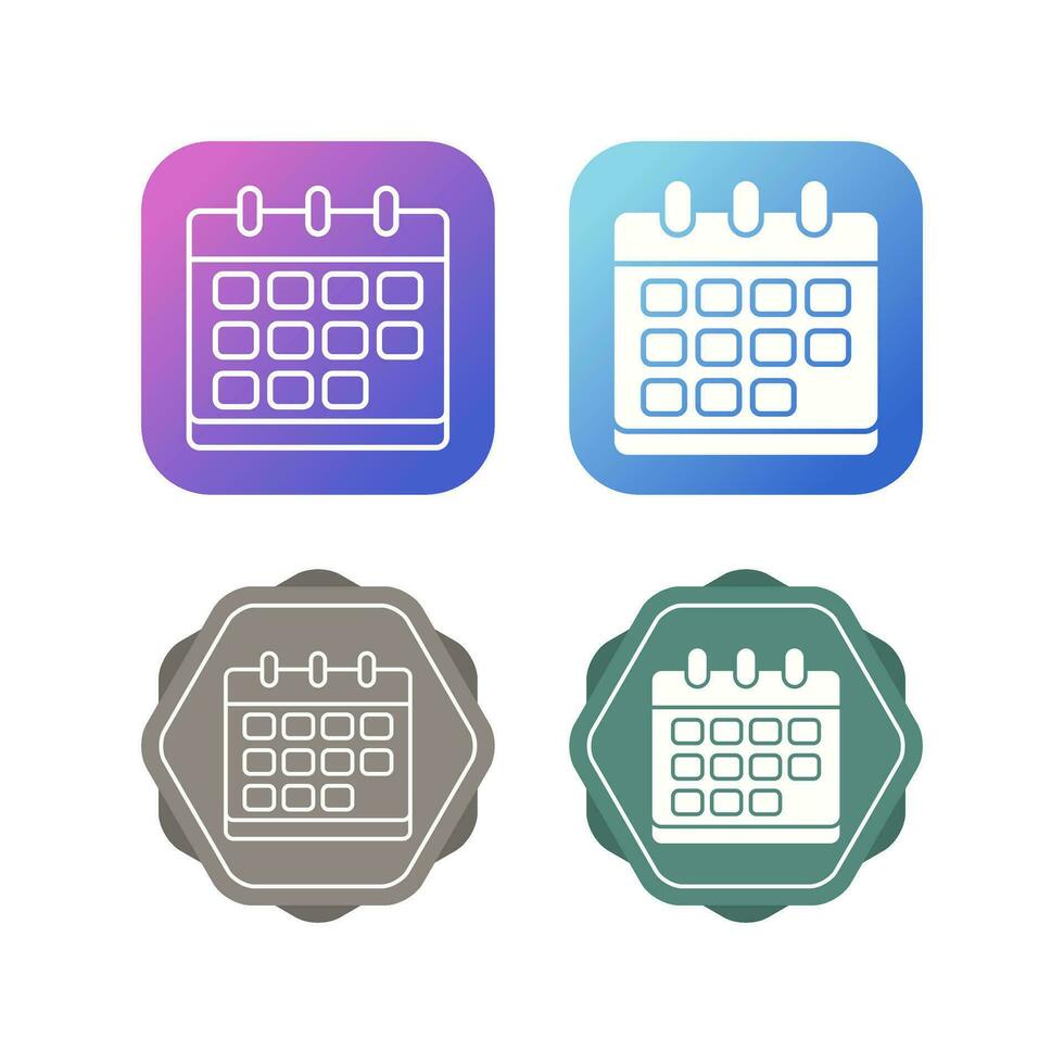 Calendar Vector Icon