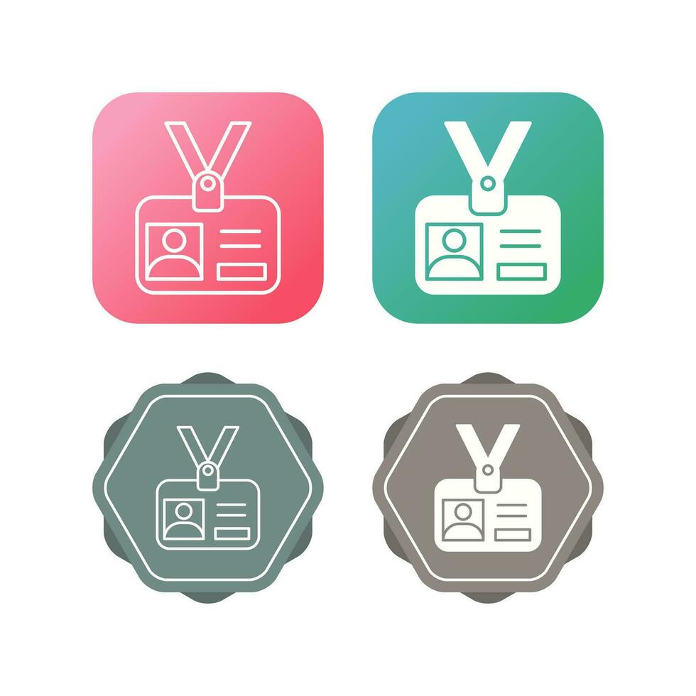 Id Card Vector Icon