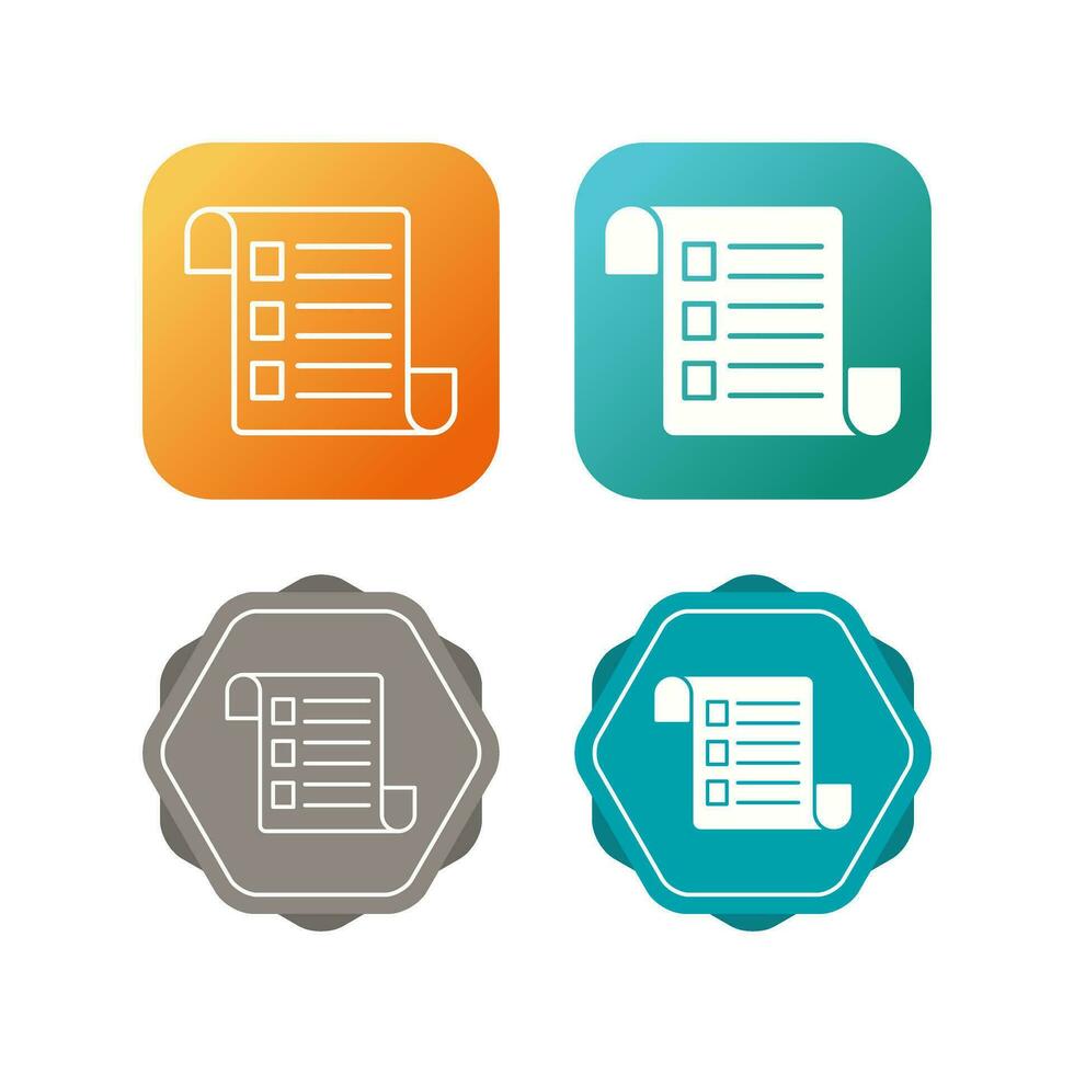 List Vector Icon