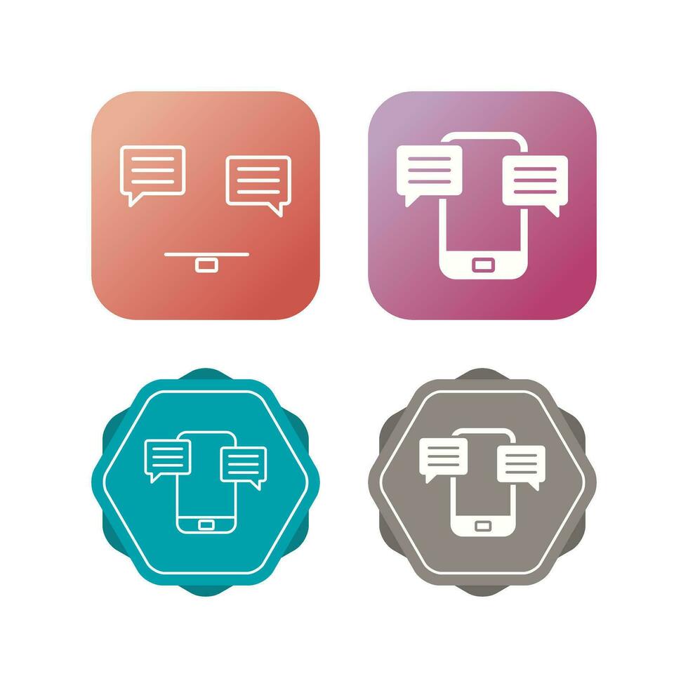 Conversation Vector Icon