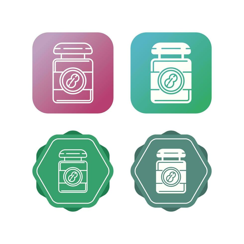 Peanut Butter Vector Icon