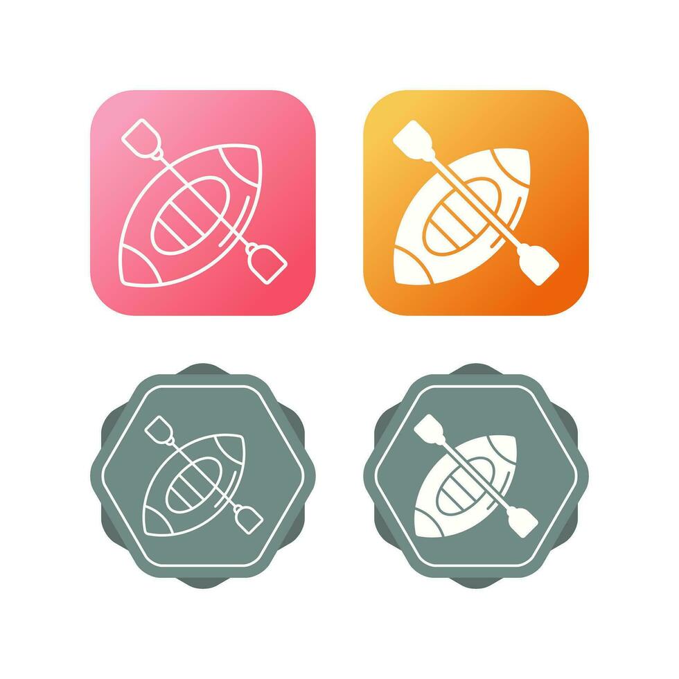Kayak Vector Icon