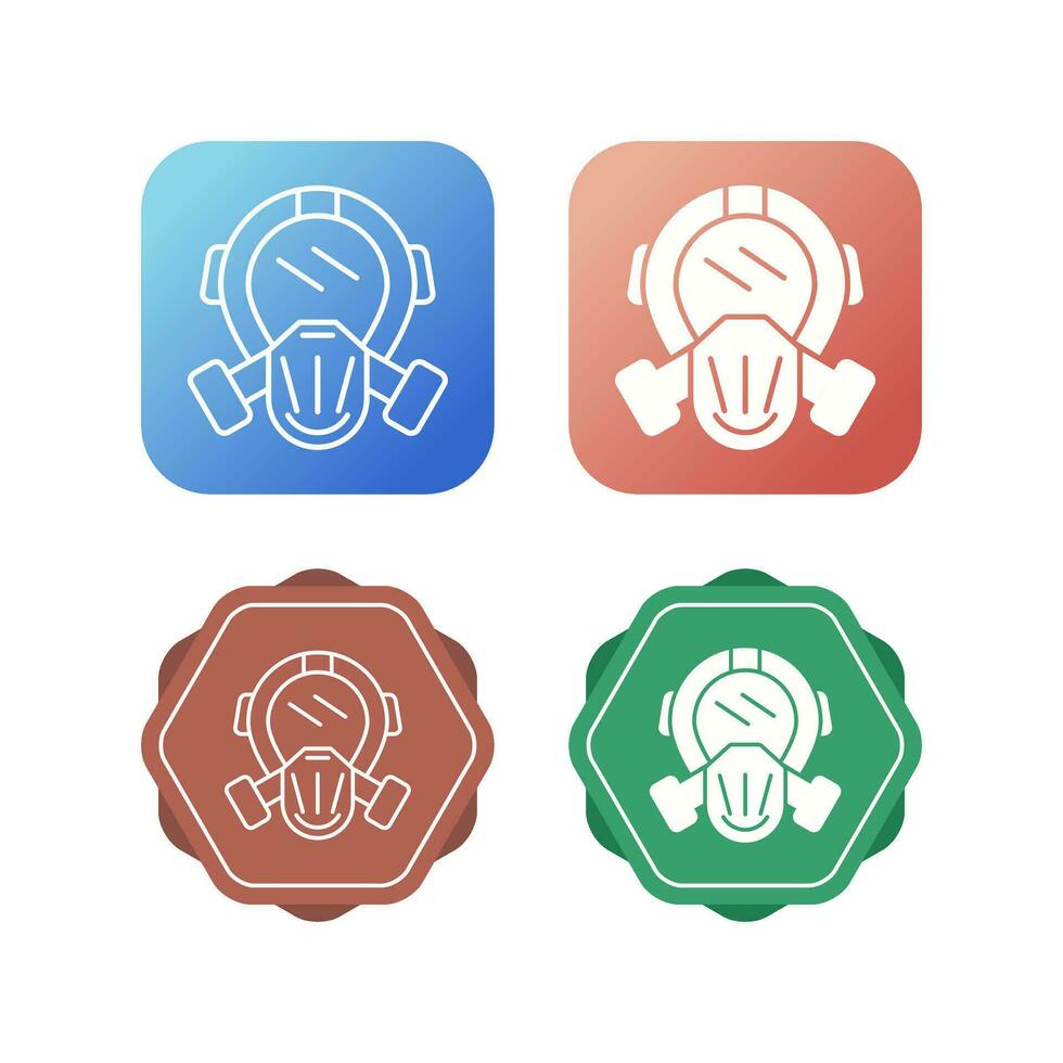 Gas Mask Vector Icon