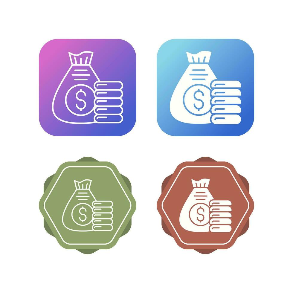 Money Bag Vector Icon