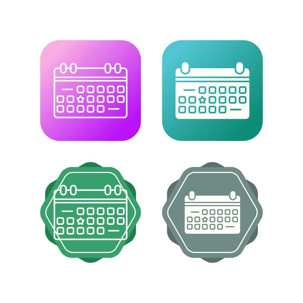 Calendar Vector Icon