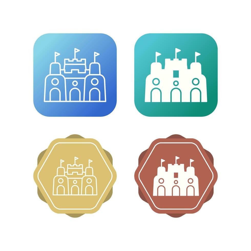 Sand Castle Vector Icon
