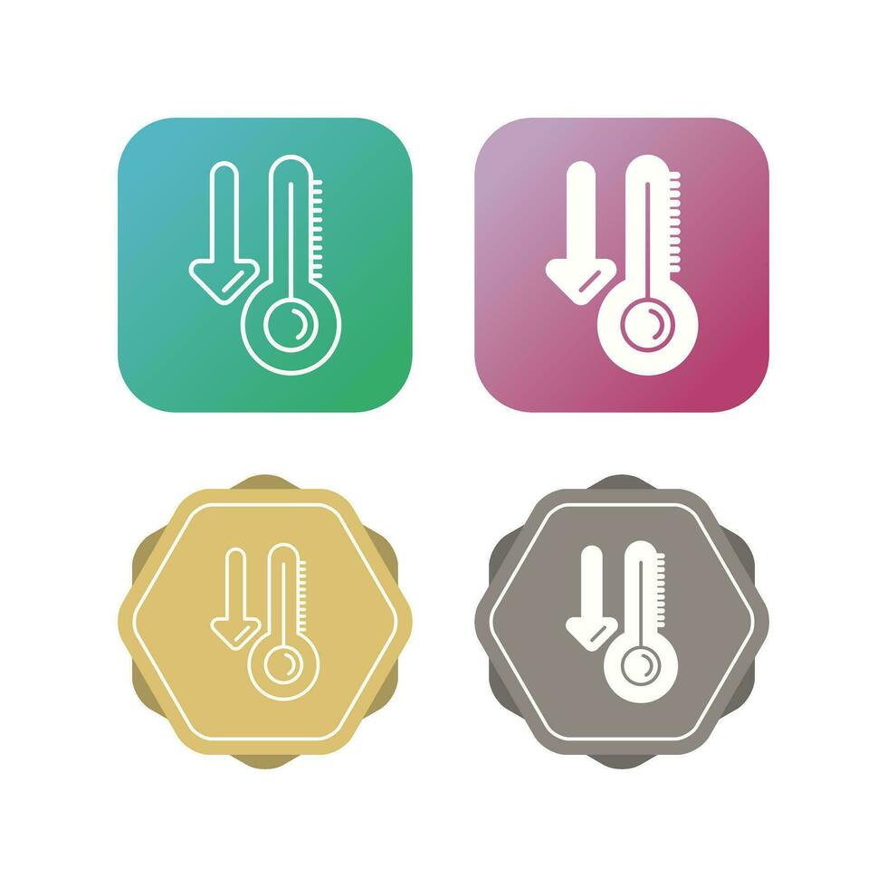 Low Temperature Vector Icon