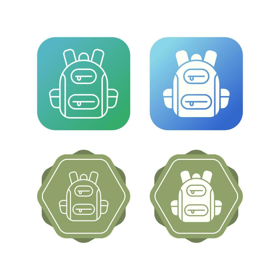 Backpack Vector Icon