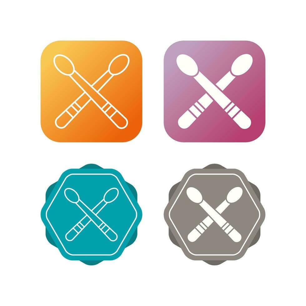 Drumsticks Vector Icon