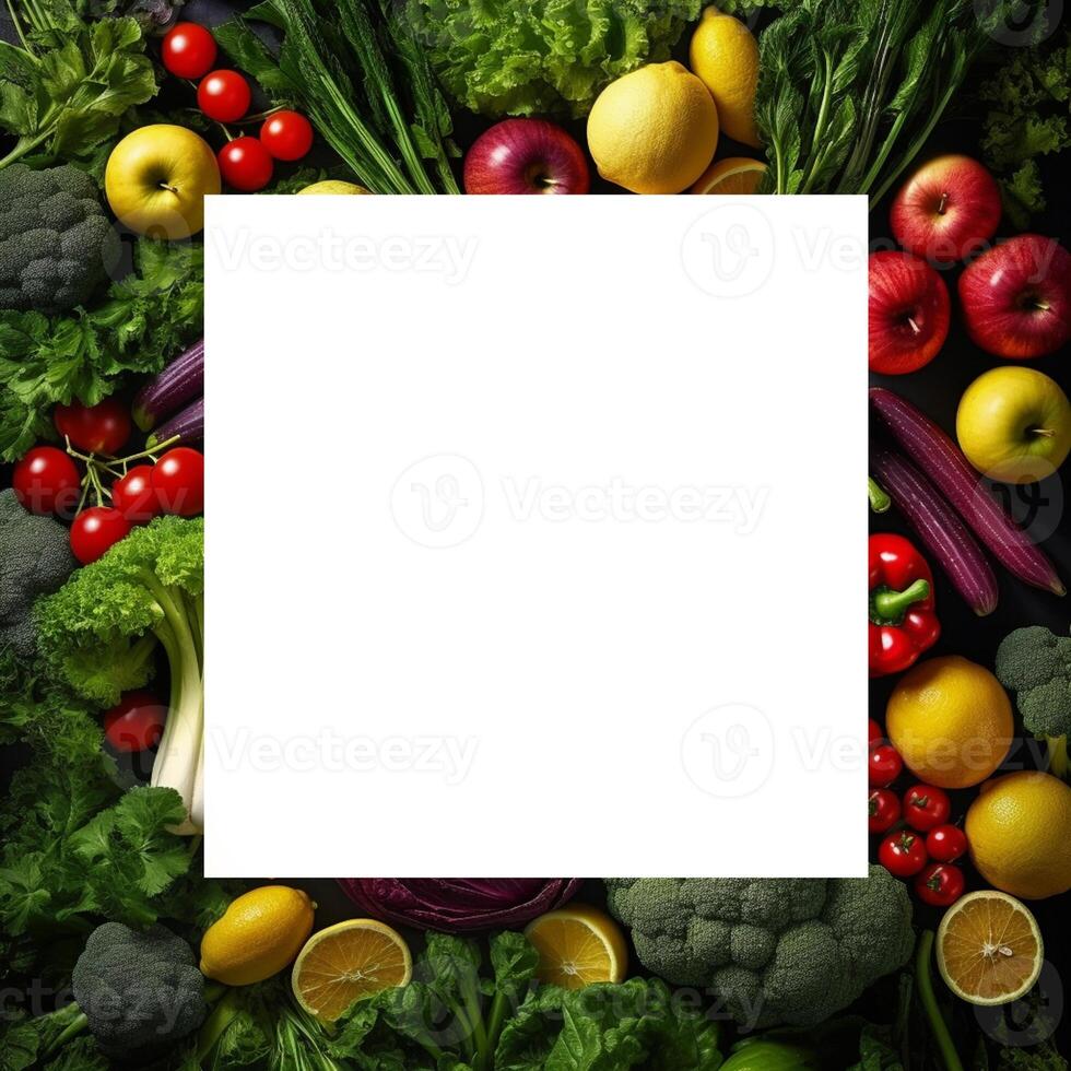 Fresh vegetables for cooking on a dark background with space for text. photo