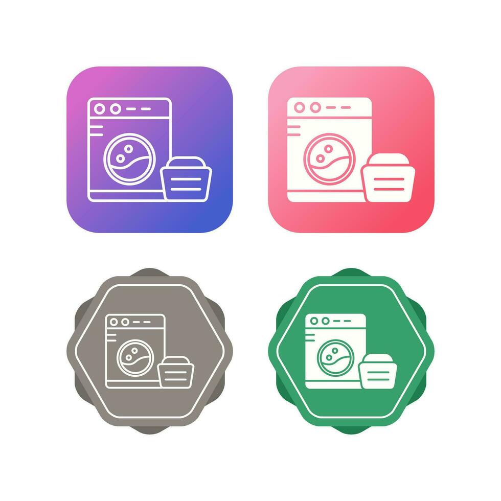 Washing Machine Vector Icon