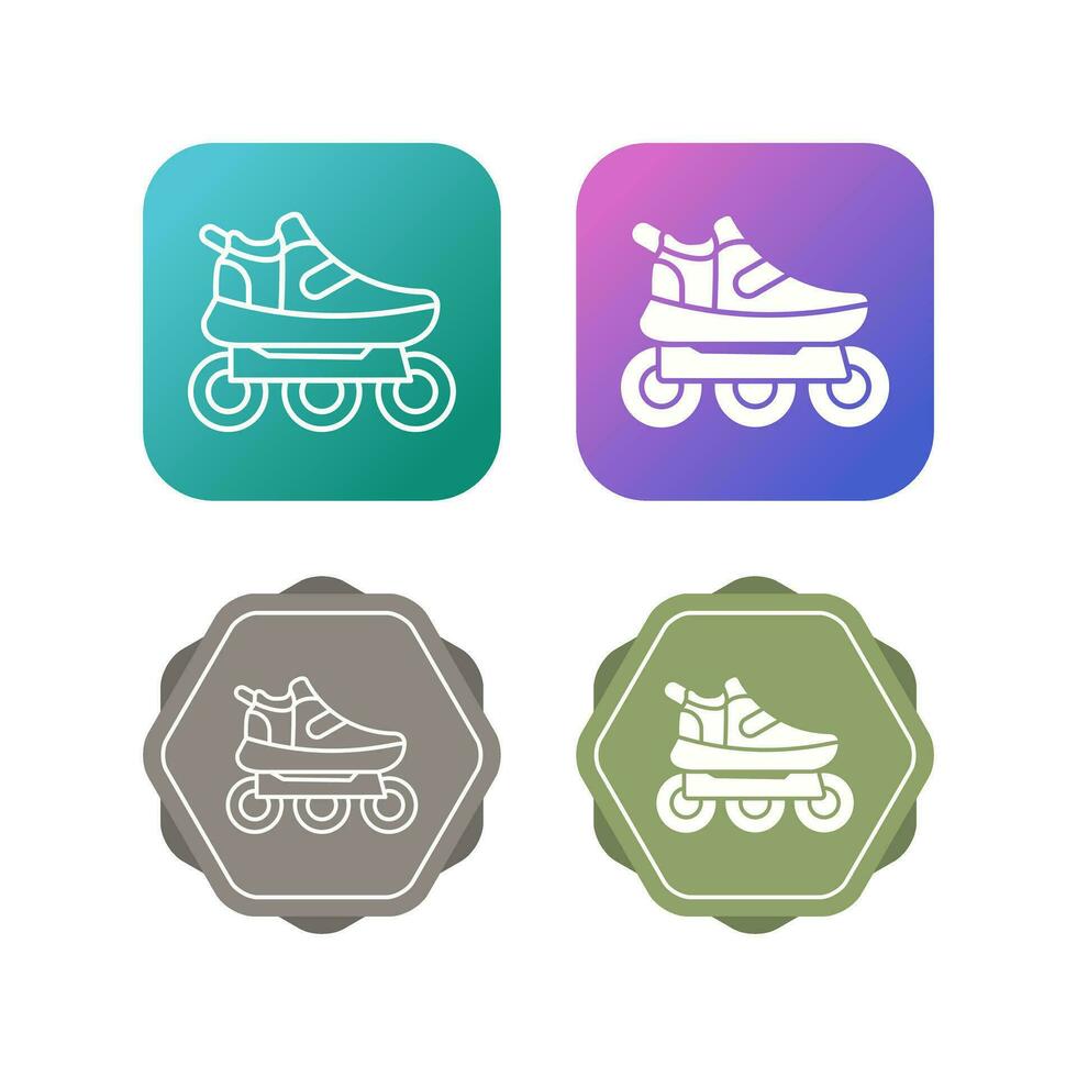 Roller Skates Vector Icon