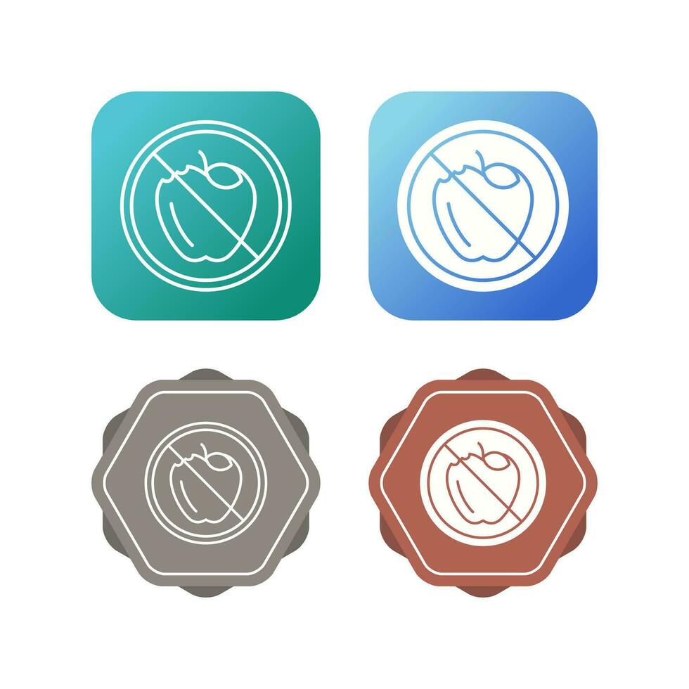 No Food Vector Icon