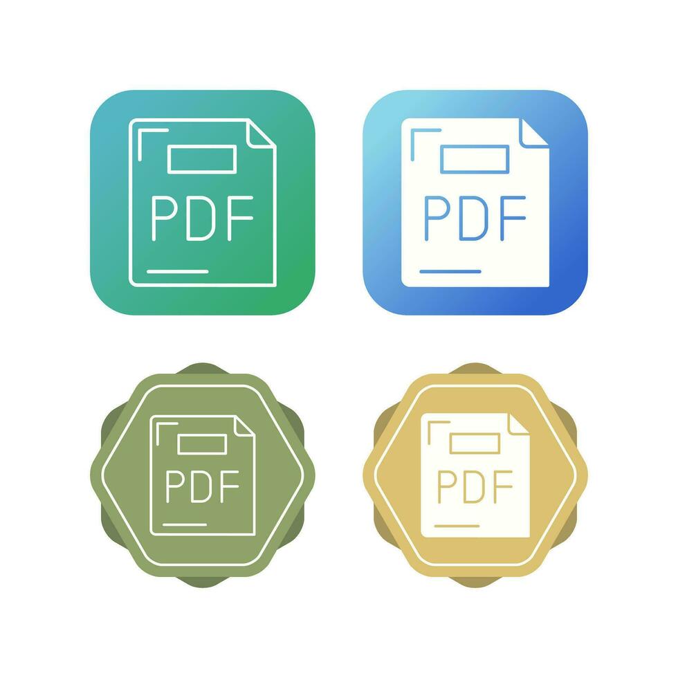 PDF Vector Icon