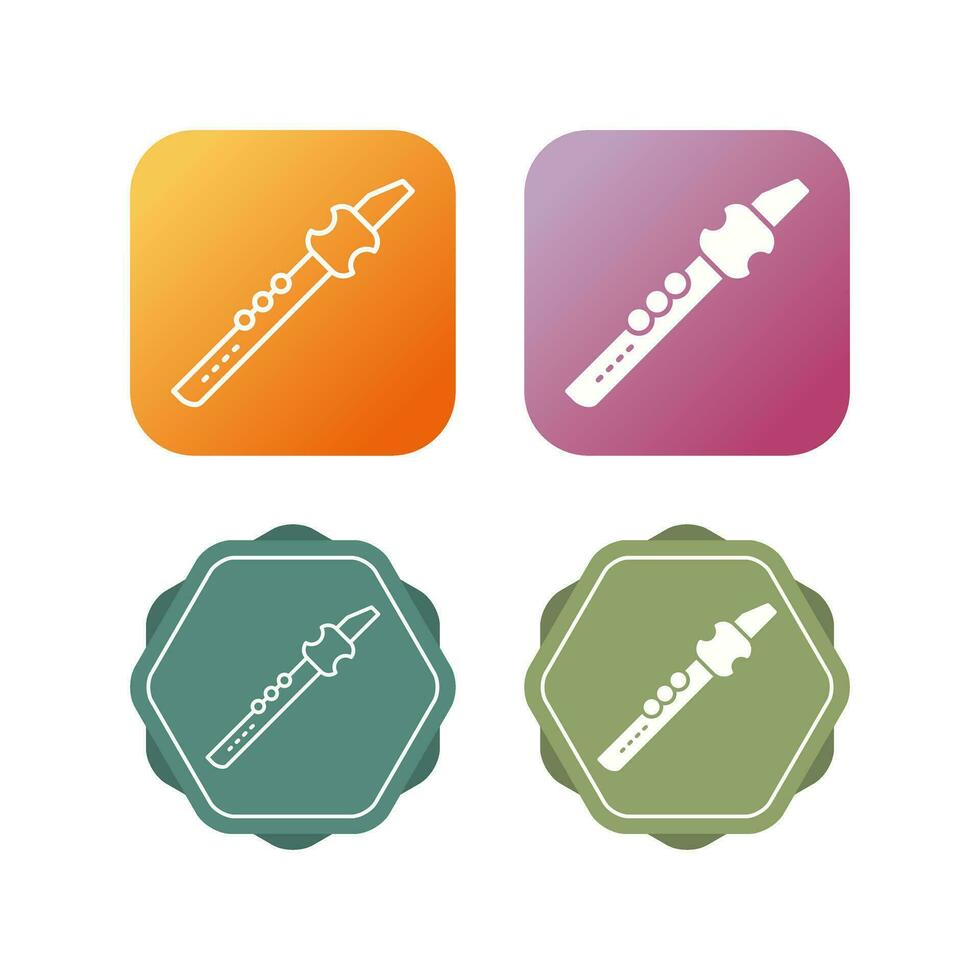 Flute Vector Icon