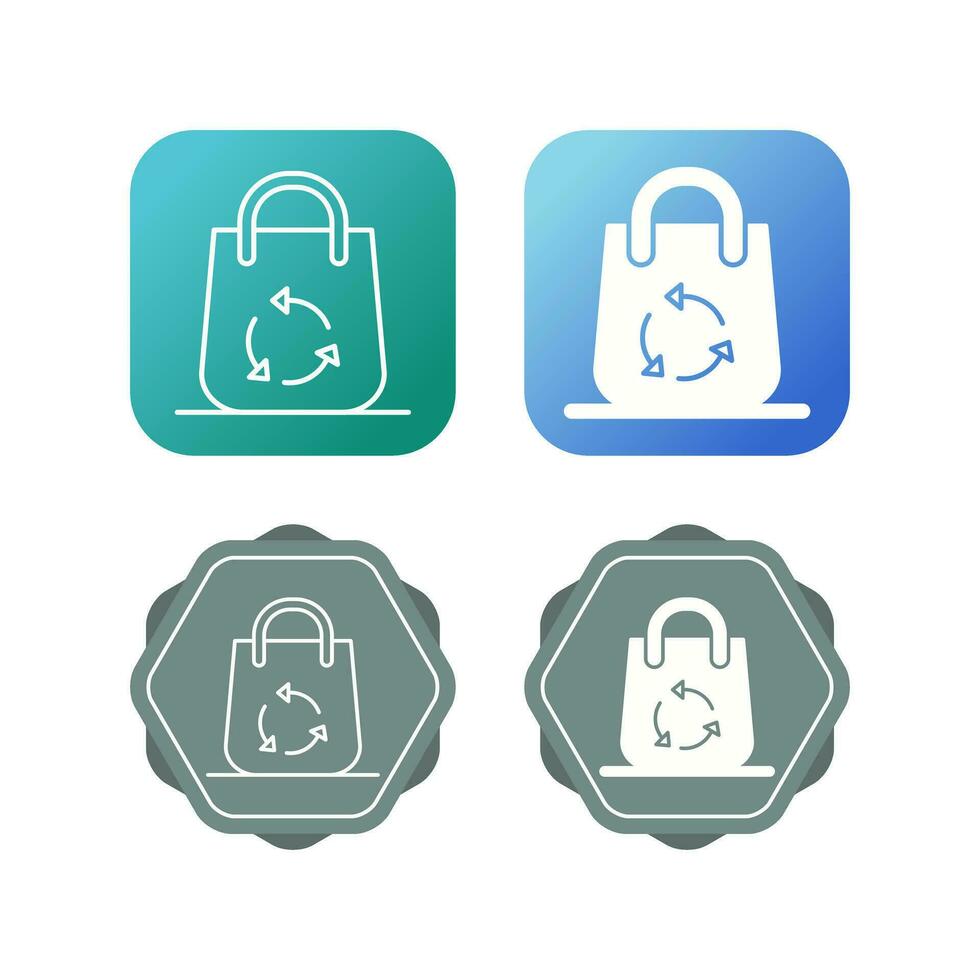 Eco Bag Vector Icon