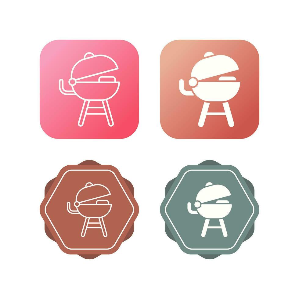 Grilled Vector Icon
