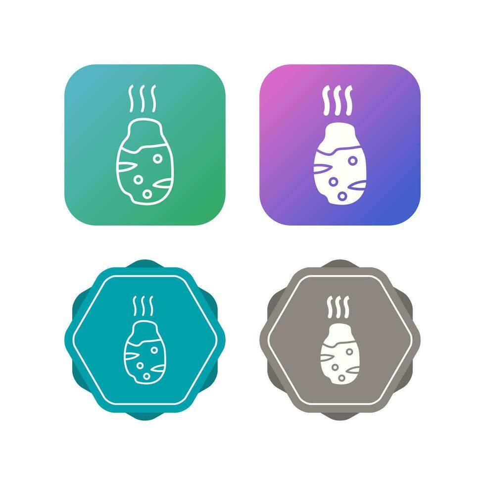 Roasted Potato Vector Icon