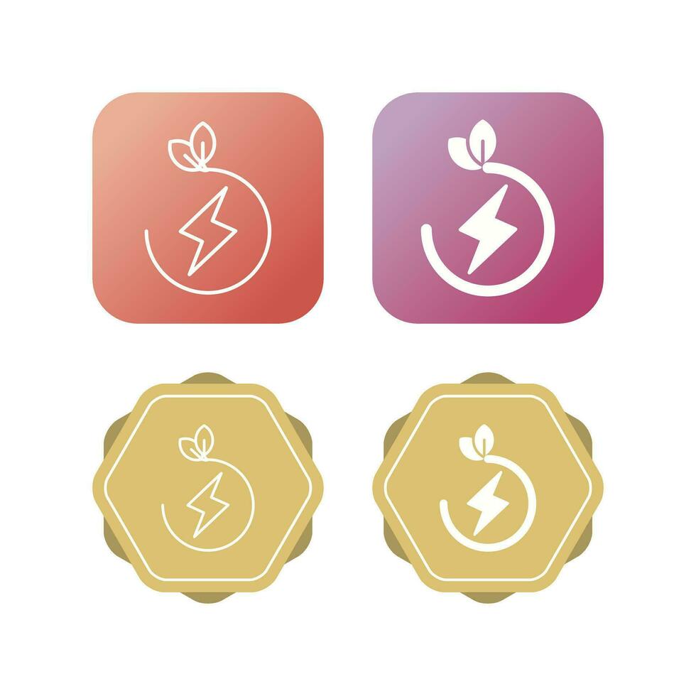 Eco Energy Vector Icon