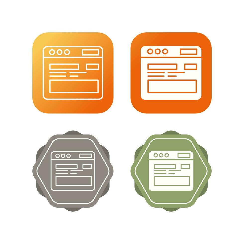 Website Vector Icon