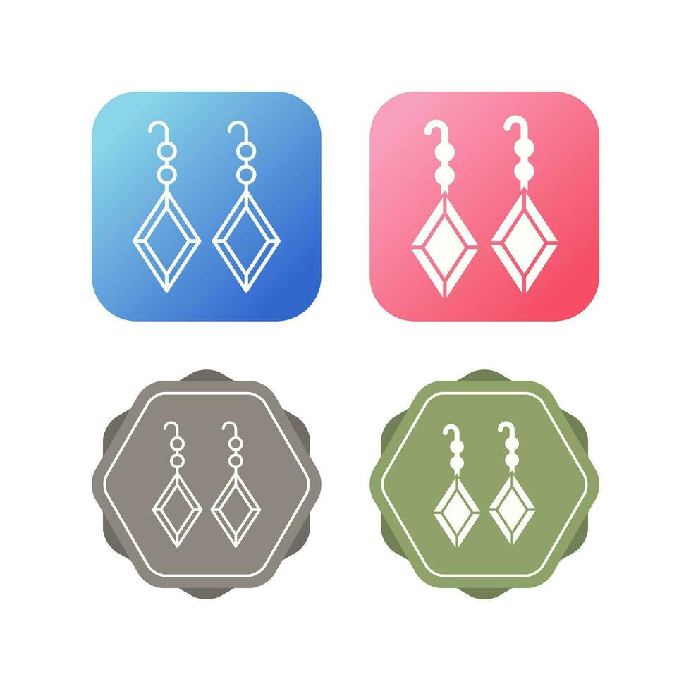 Earrings Vector Icon