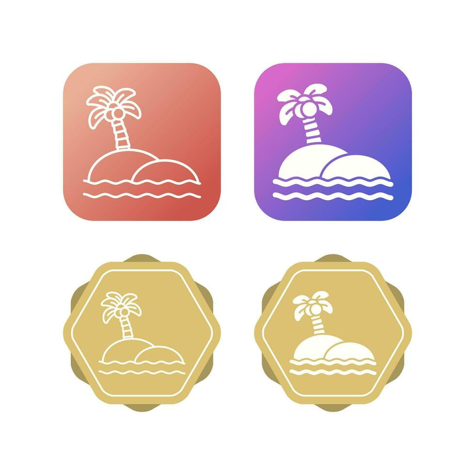 Island Vector Icon