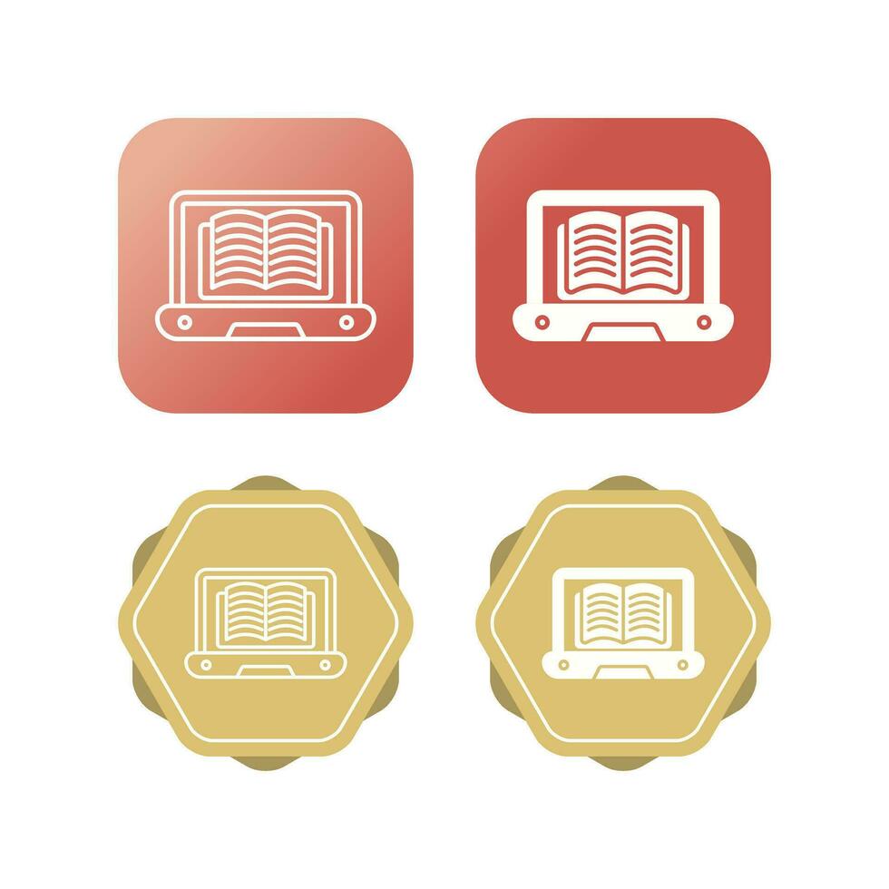 Online Learning Vector Icon