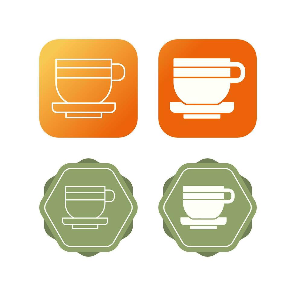 icono de vector de taza de café