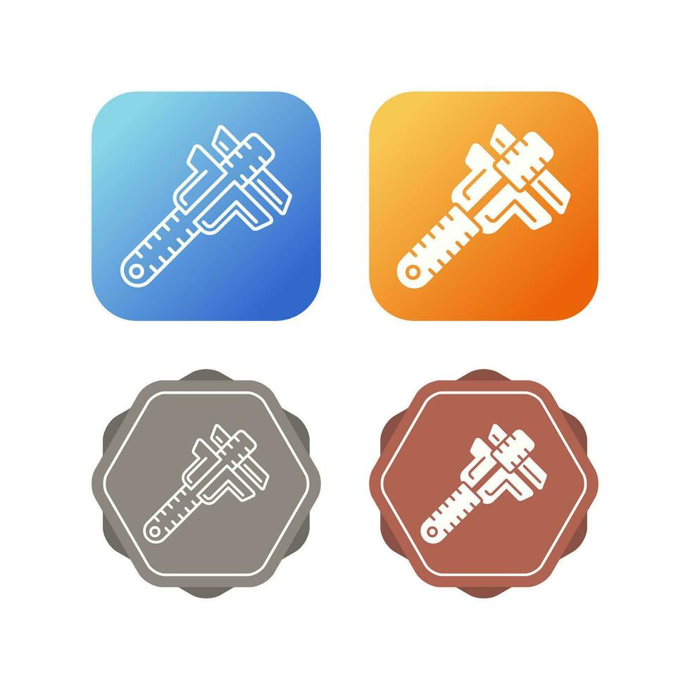 Vernier Caliper Vector Icon