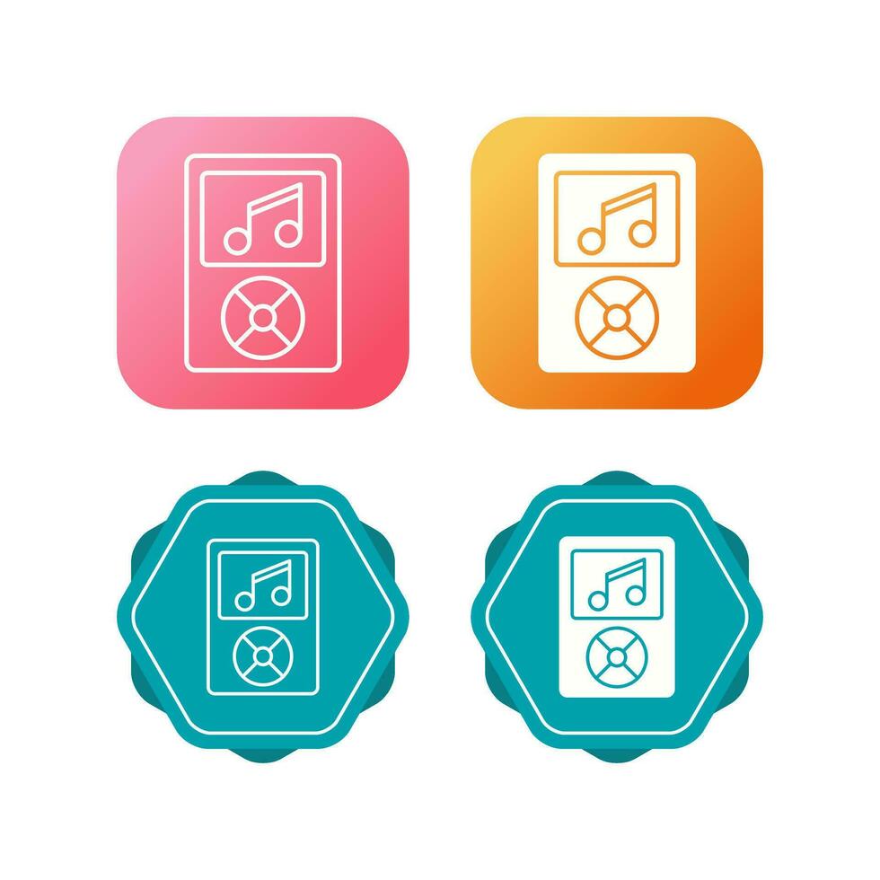 Music Player Vector Icon