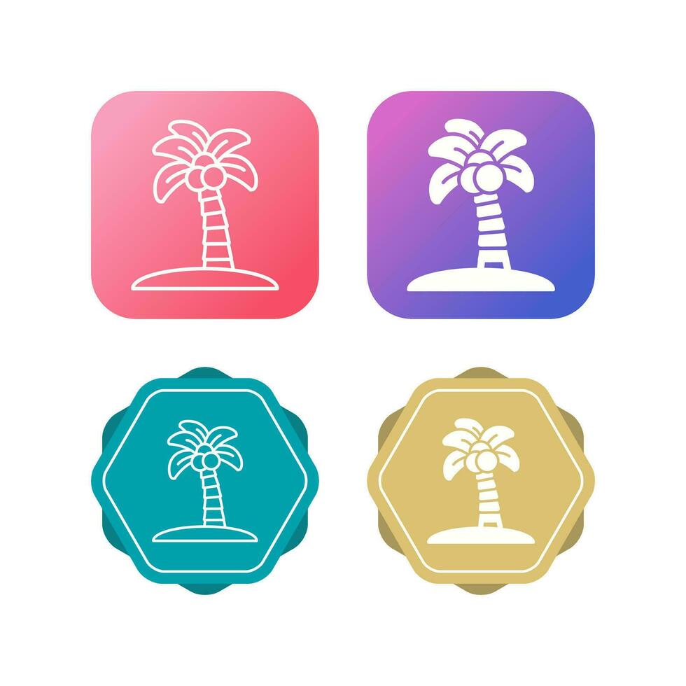 Palm Tree Vector Icon