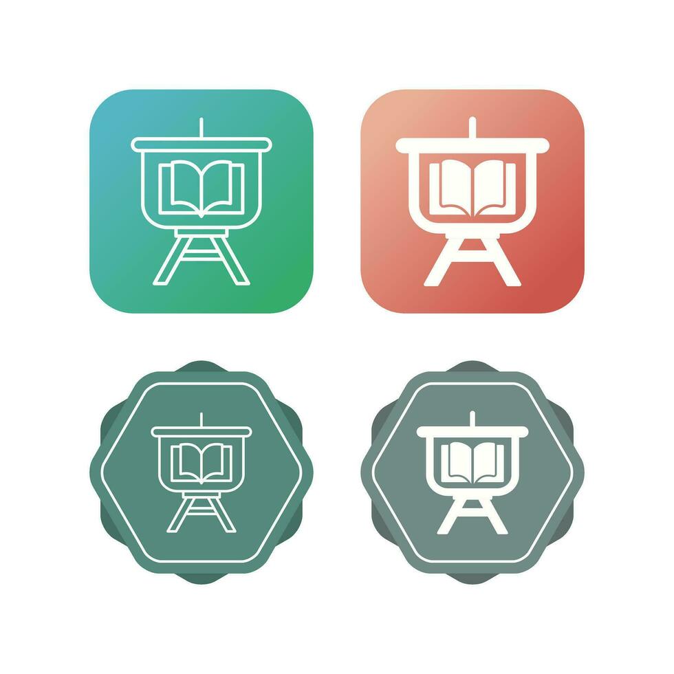 Education Presentation Vector Icon