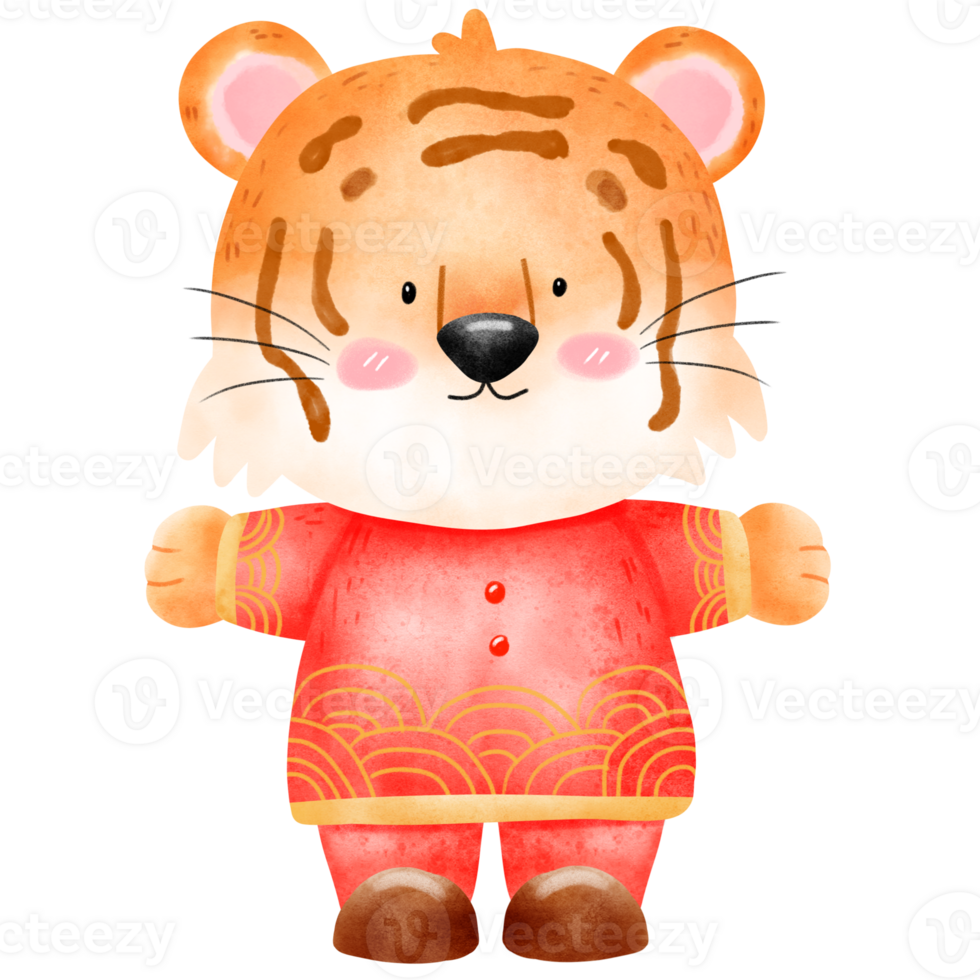 cute Chinese tiger png