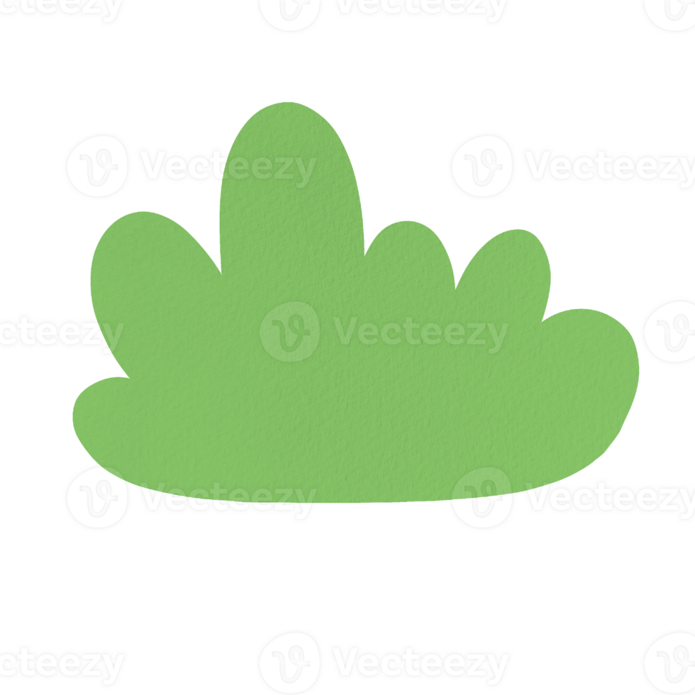 cute grass watercolor png