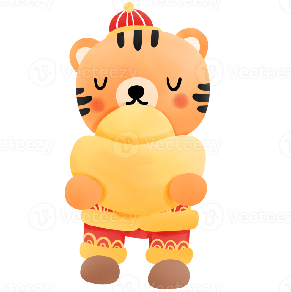 cute chinese tiger png