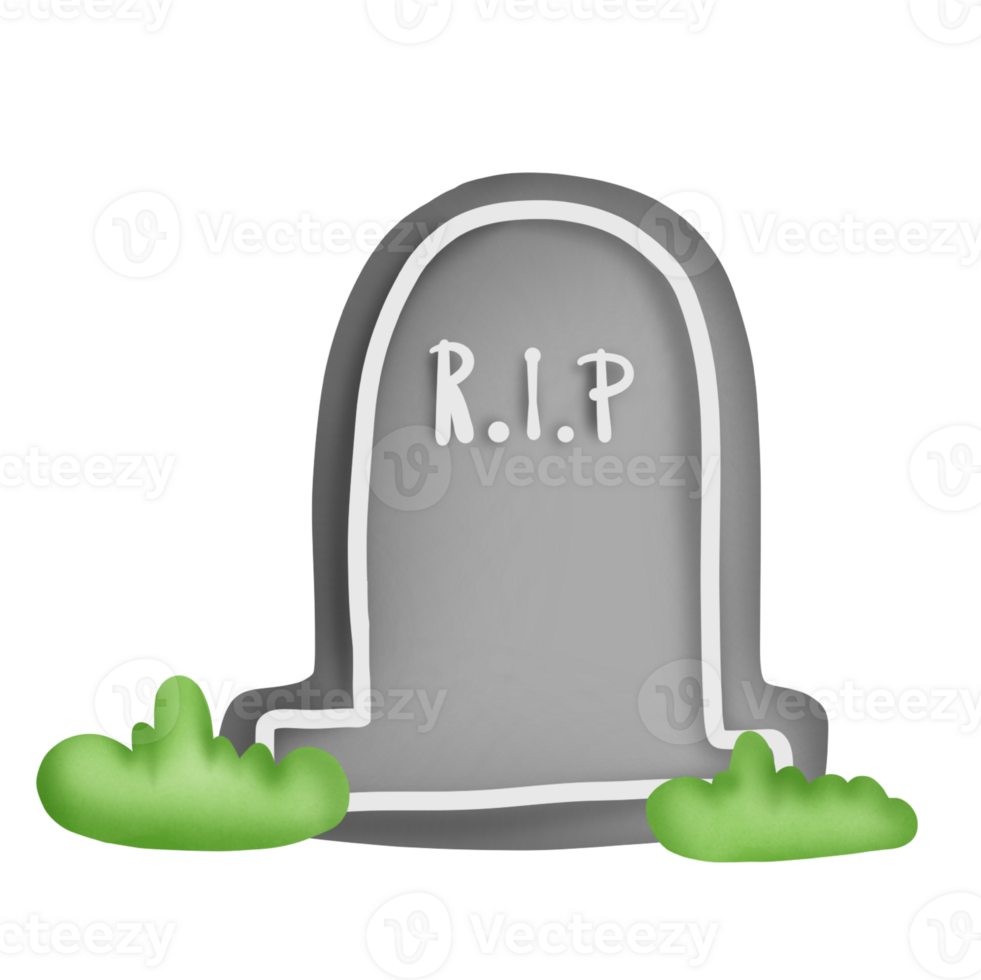 Halloween grave stone png