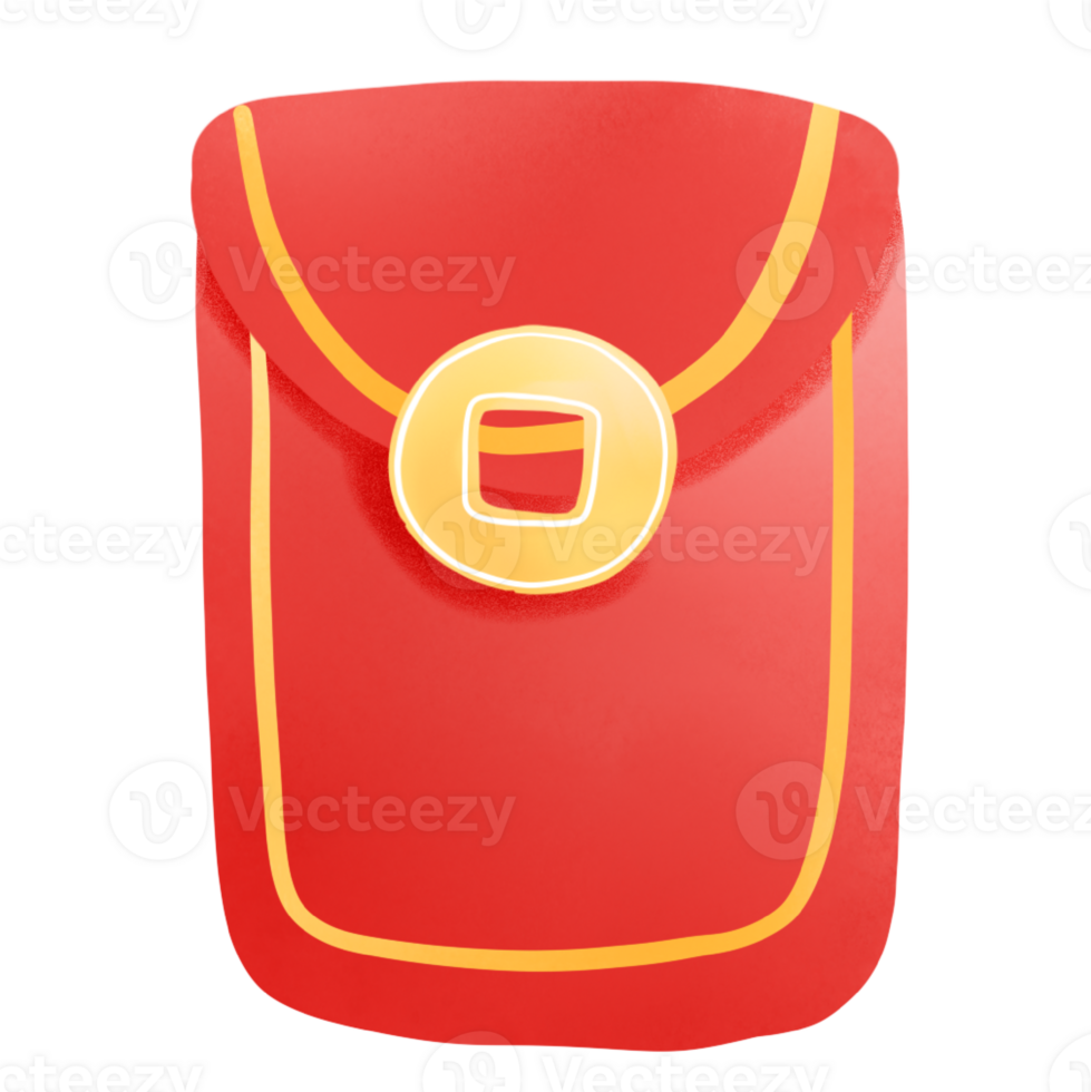 chinese red pocket png