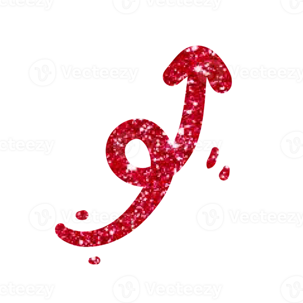 cute glitter element png