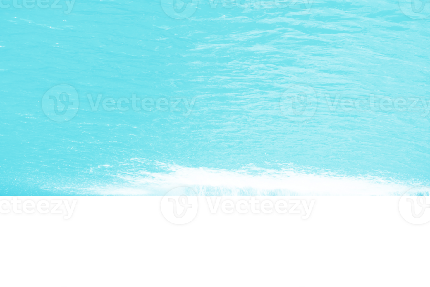 Blue water with ripples on the surface. Defocus blurred transparent blue colored clear calm water surface texture with splashes and bubbles. Water waves with shining pattern texture background. png
