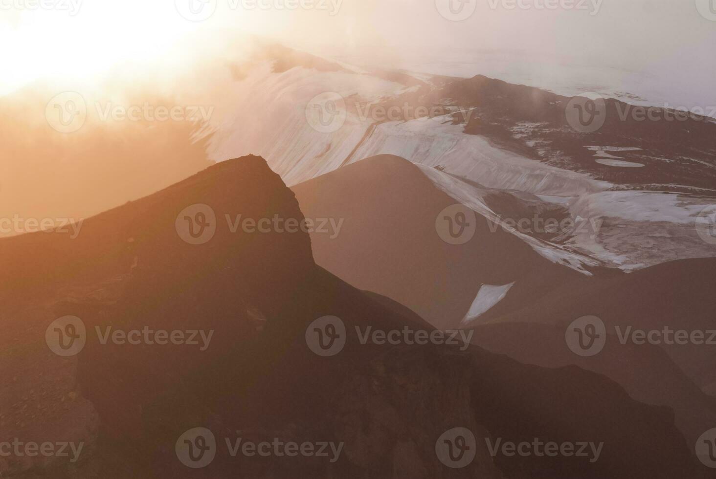 Coastal volcanic landscape, Deception Island, Antrtica photo
