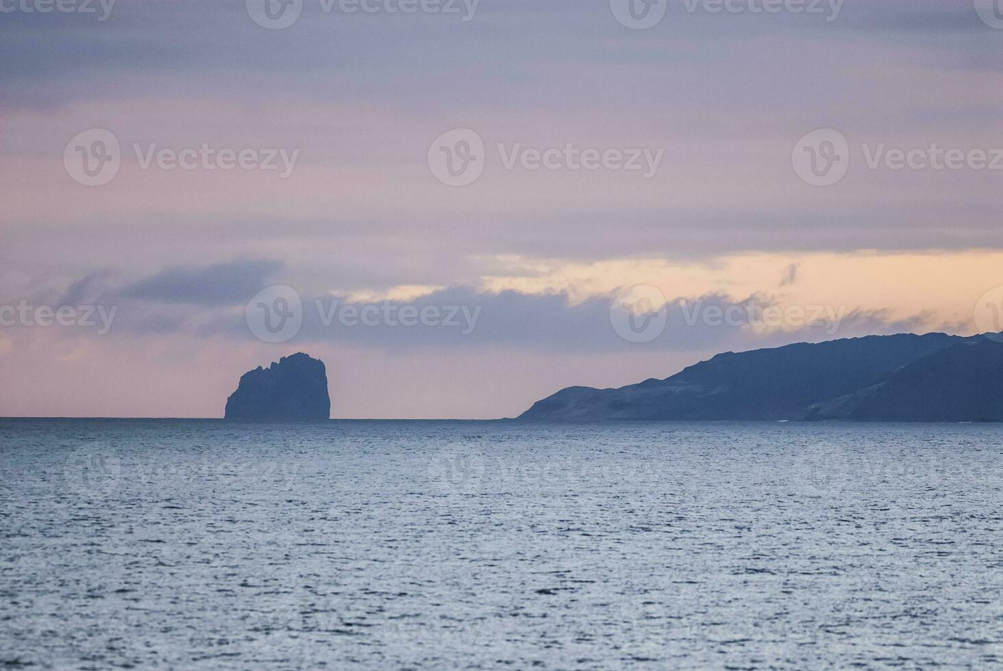 Antarctic mountainous landscape, Deception Island,Antartica photo