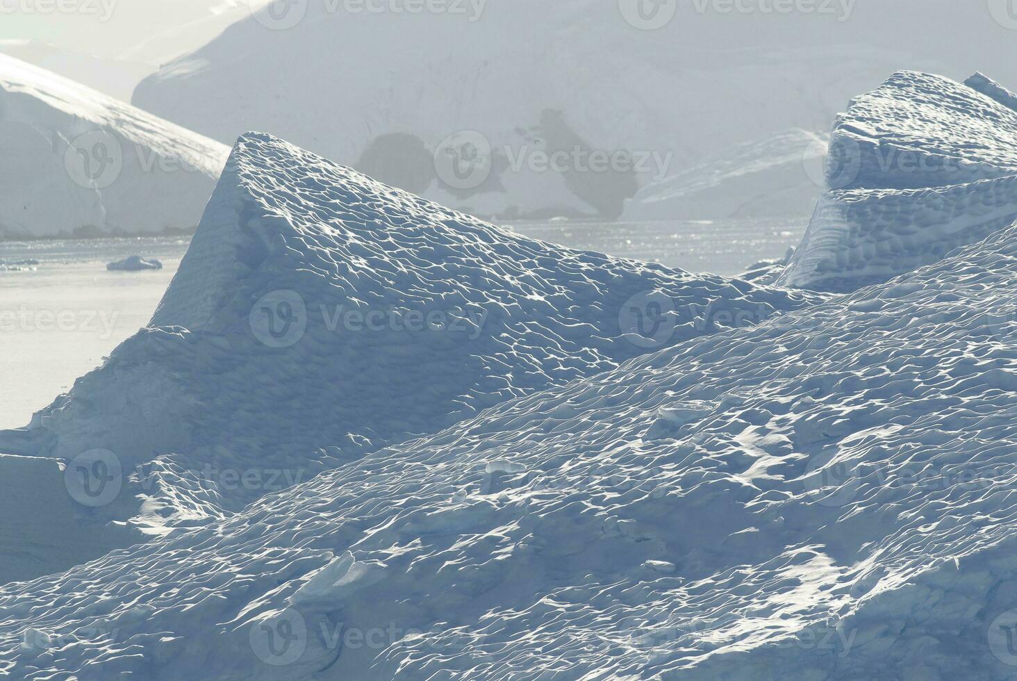 Paradise bay glaciers and mountains, Antartic peninsula, Antartica.. photo