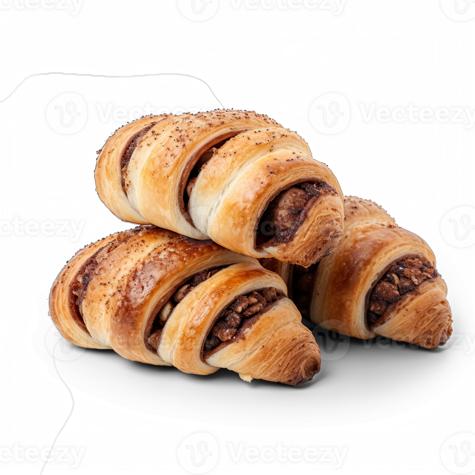 Rugelach isolated on transparent background png