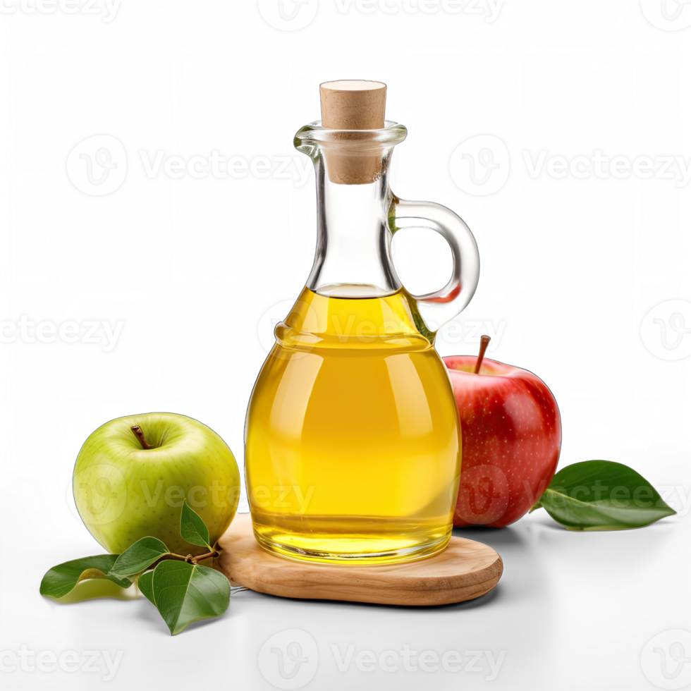 Apple vinegar isolated on transparent background png