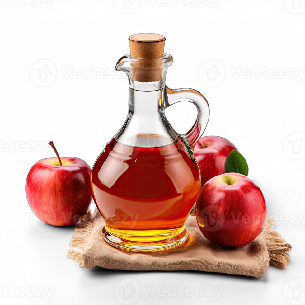 Apple vinegar isolated on transparent background png