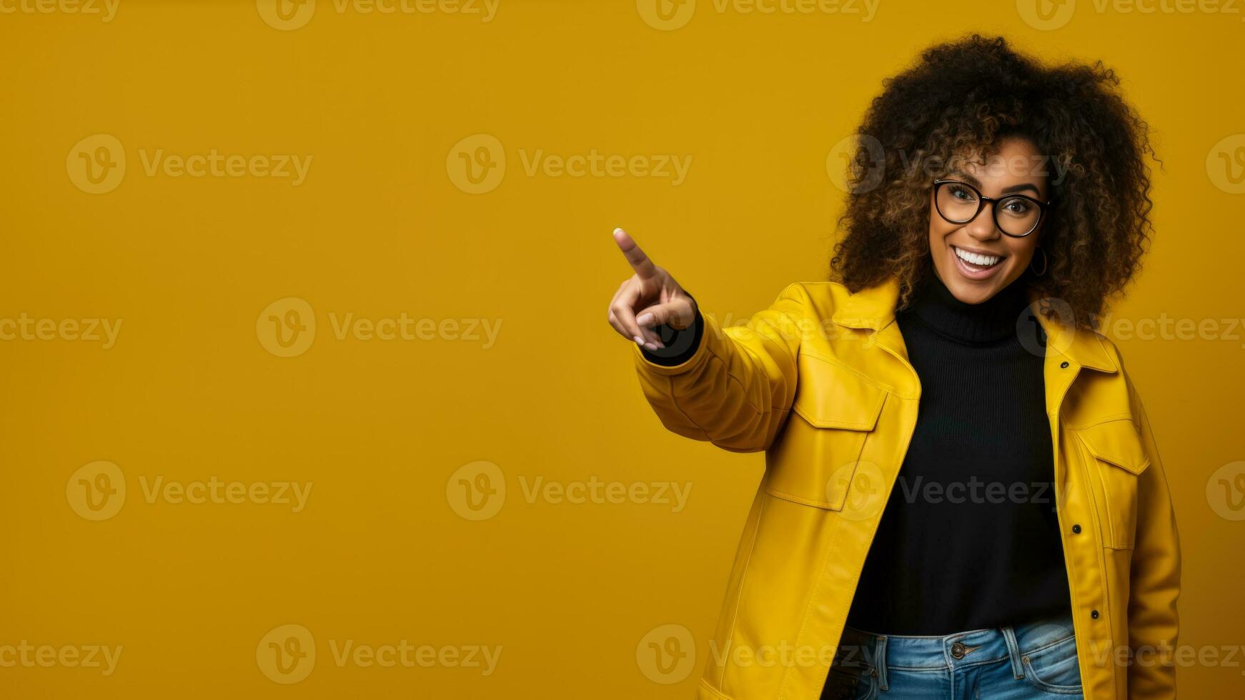 Black Woman Pointing Stock Photos, Images and Backgrounds for Free Download