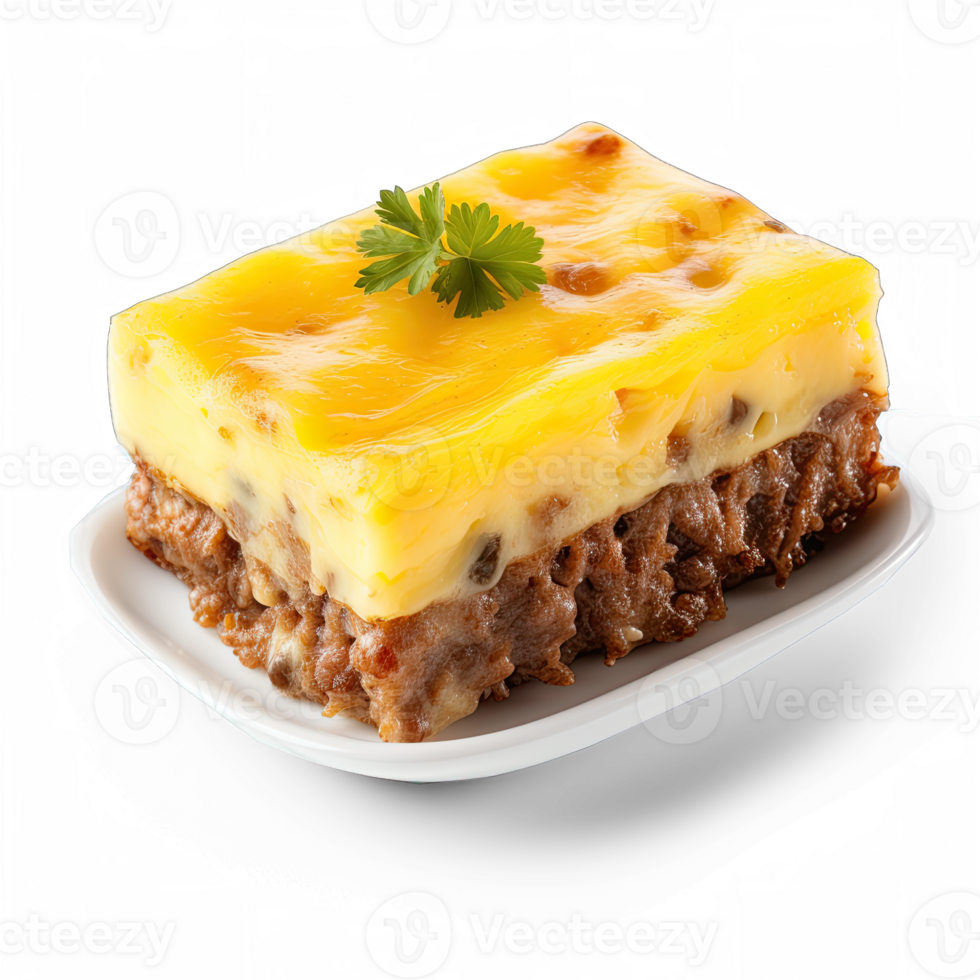 Bobotie isolated on transparent background png