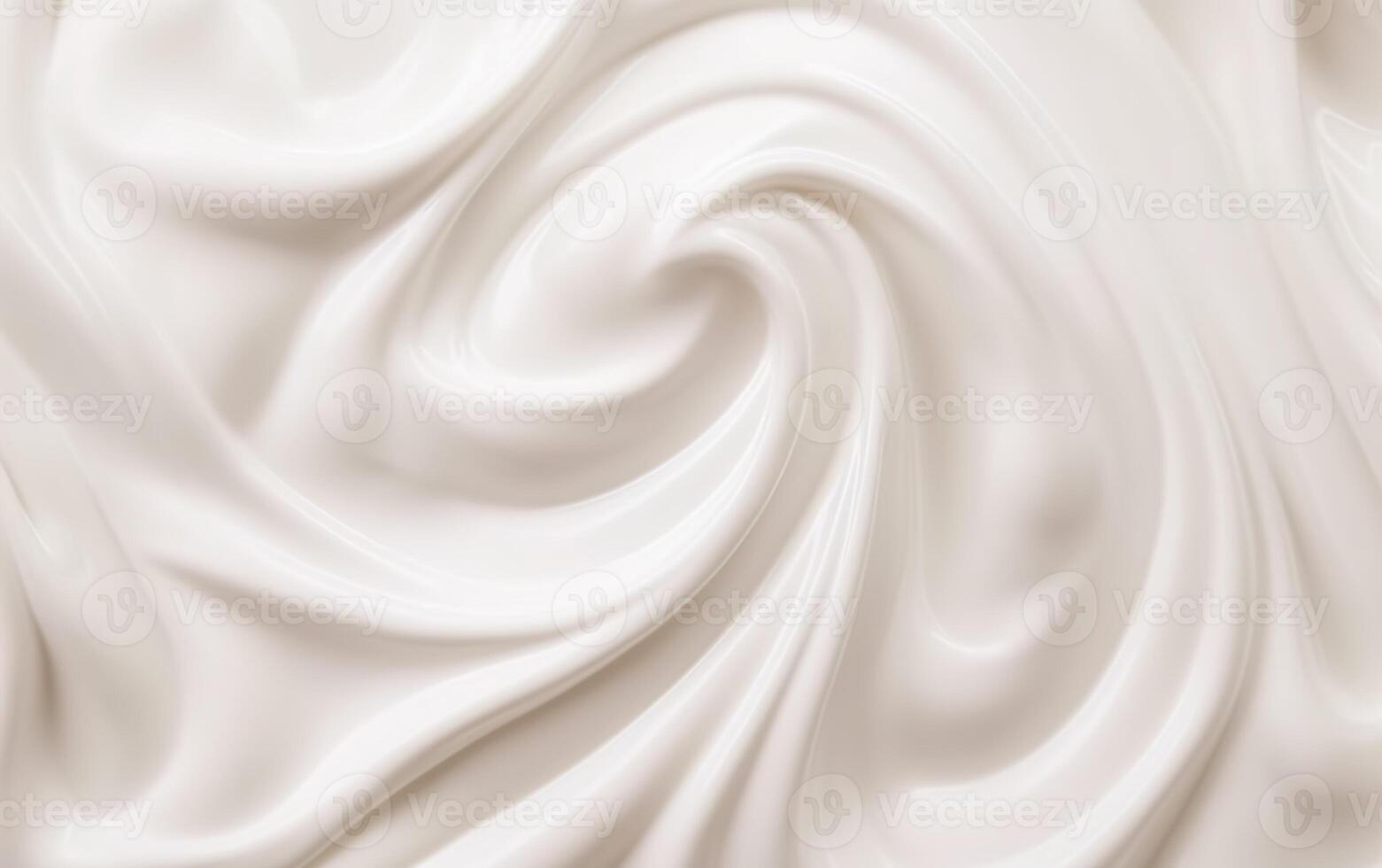 Real photo of milk circle ripple, drop of splash water waves, top view, texture surface for template. cream. AI,