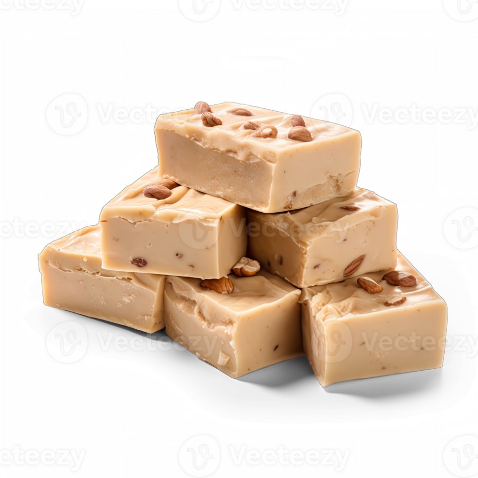 Turron isolated on transparent background png