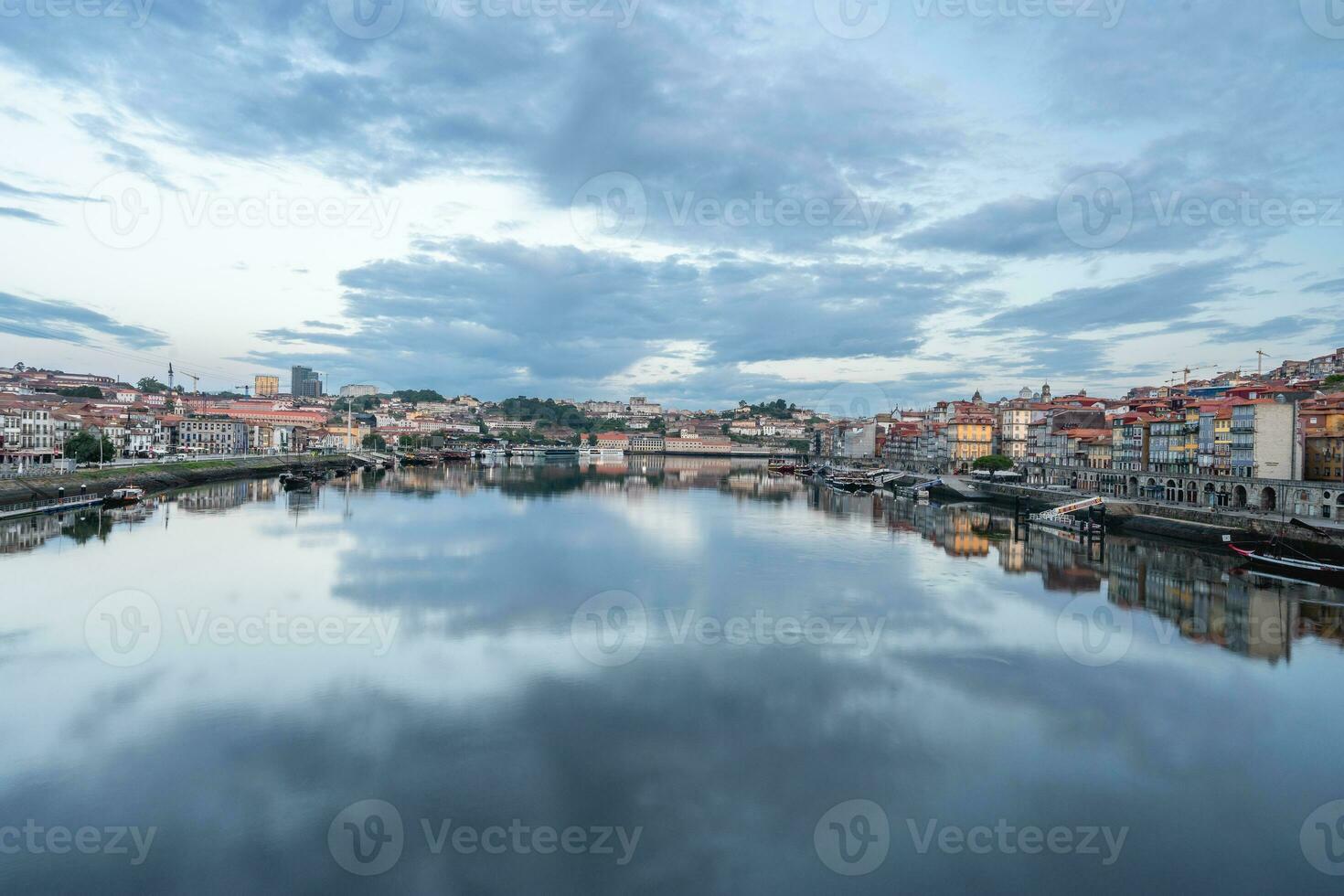 View from Porto Portugal, from the Ponte Luis I Bridge. photo